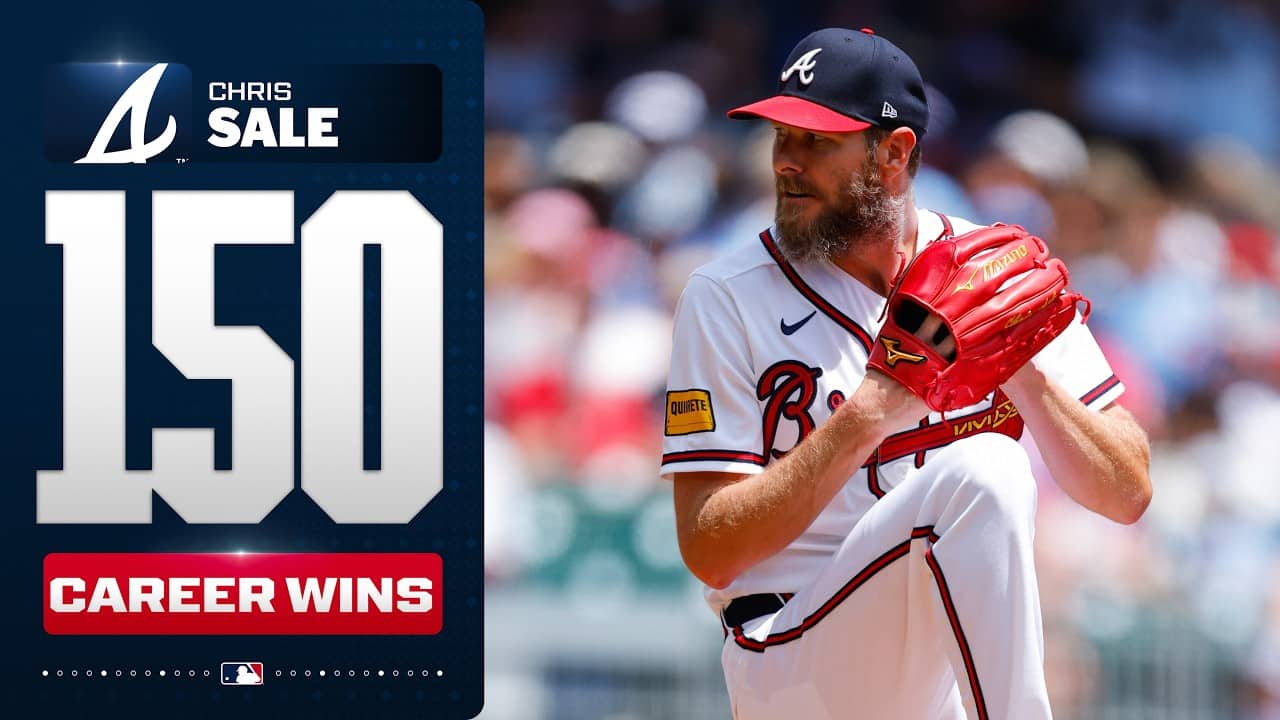 Chris Sale DOMINATES en route to his 150th career win! 🔥 (6 IP, 9 Ks, 1 H vs. Phillies 😮💨)