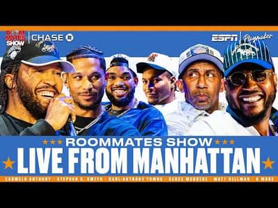 Roommates Show LIVE at MSG 🚨 Melo, KAT & More Join Jalen, Josh after Knicks NBA Championship