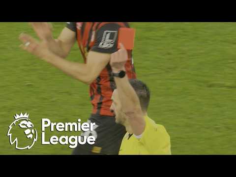 Jake O'Brien sent off for denying obvious goal-scoring opportunity | Premier League | NBC Sports