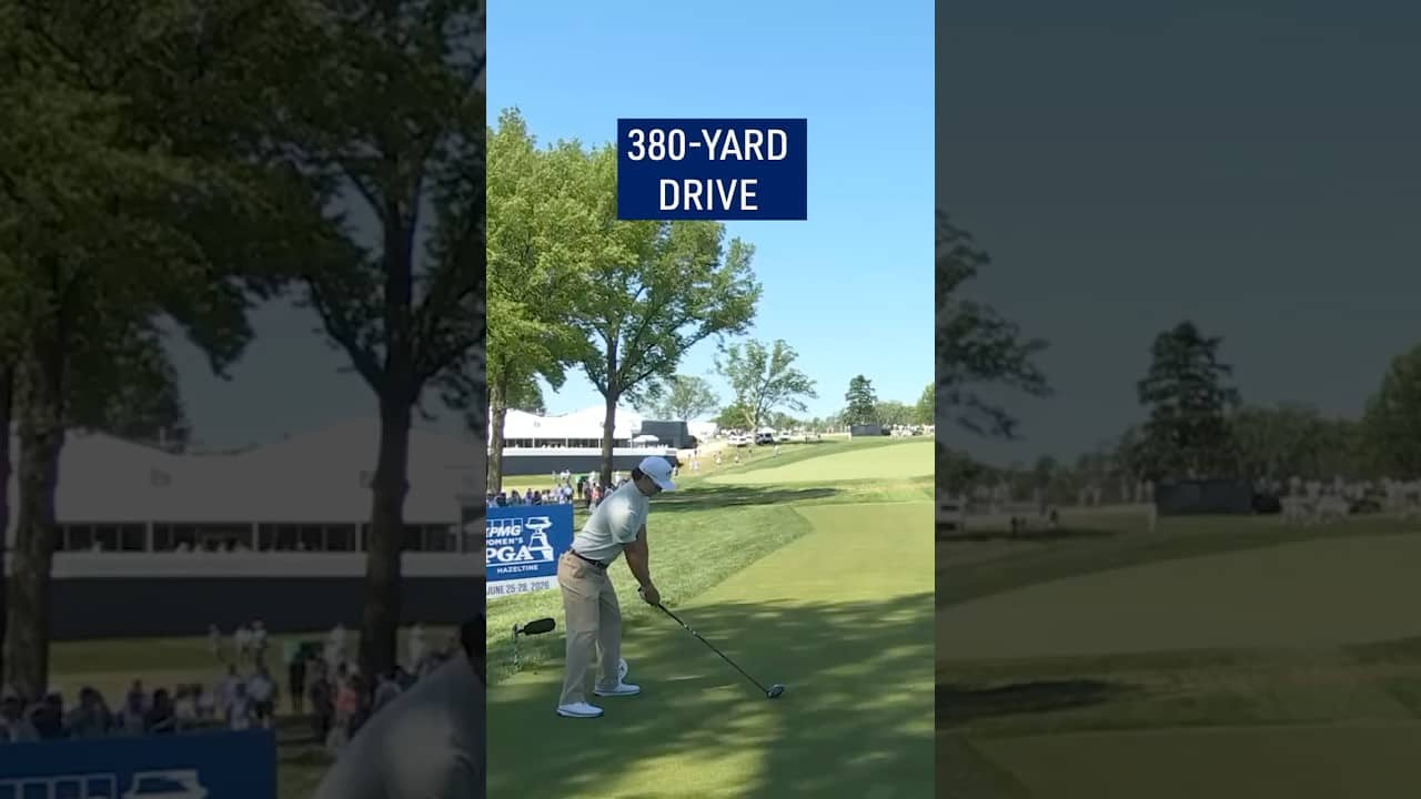 RIDICULOUS 380-yard drive! 🤯