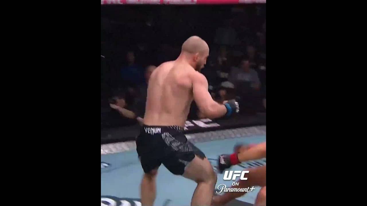 THAT was close... #ufc328