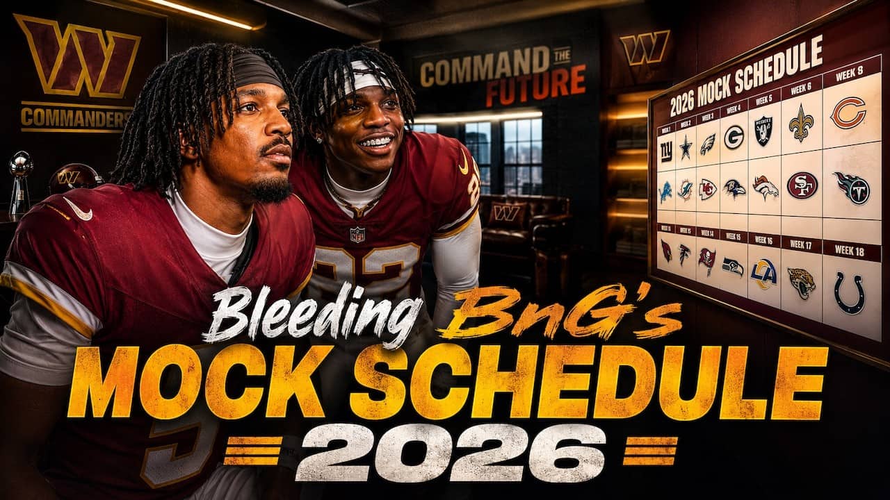ð® I Figured Out the Commanders 2026 Schedule... HERE'S HOW!