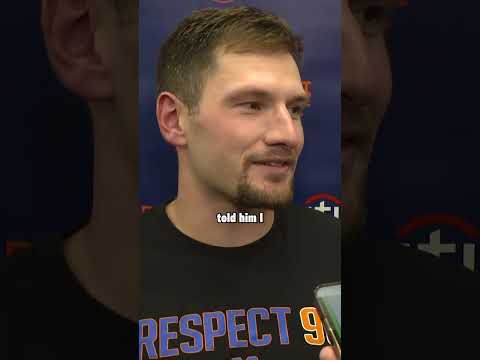 A wholesome moment between Hayden Senger and Christian Scott 🥲
