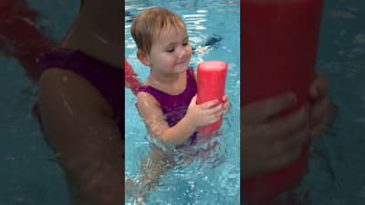 Pool Noodle Treading Water #pool #learntoswim #swimming #swim #poolnoodle