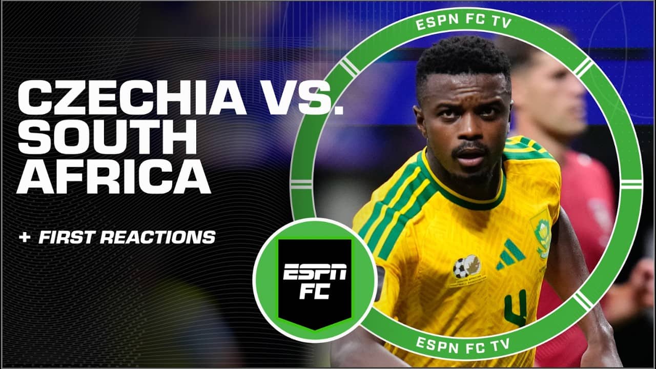 Czechia vs. South Africa FULL REACTION: Group A heats up 🔥 | ESPN FC