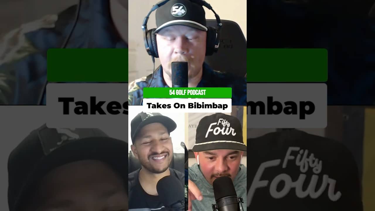 The golf guys discuss a top Korean dish! #shorts