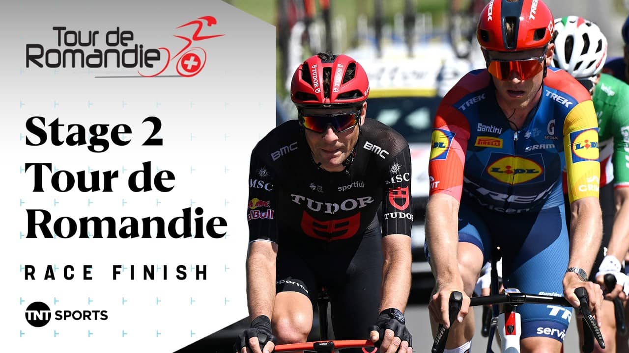 STUNNING SPRINT! ๐ฅ | Men's 2026 Tour de Romandie Stage 2 Final KM's | TNT Sports Cycling