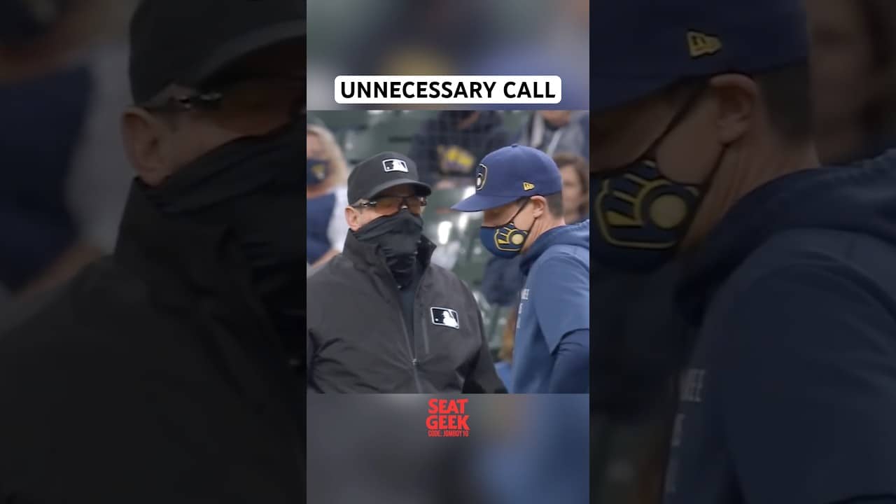 Umpire decides the most routine play is actually illegal, a breakdown