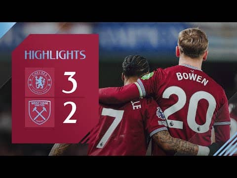 Chelsea 3-2 West Ham | Premier League Highlights