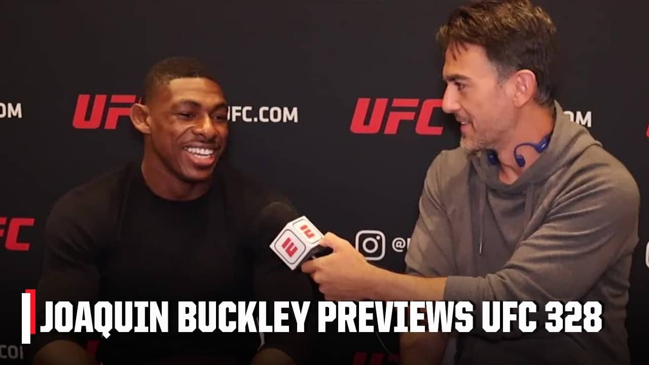 Joaquin Buckley on his 11-month break & his excitement for UFC 328 bout vs. Sean Brady | ESPN MMA