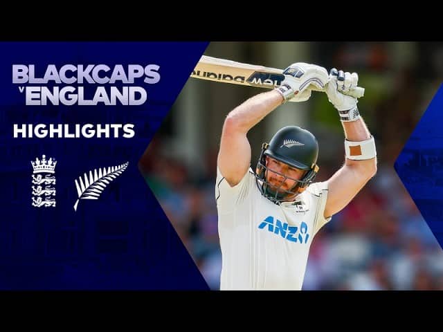 HIGHLIGHTS | BLACKCAPS vs England | 2nd Test | Day 2 | Sky Sport NZ