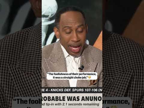 Stephen A. reacts to the Spurs blowing the biggest lead in NBA Finals history š