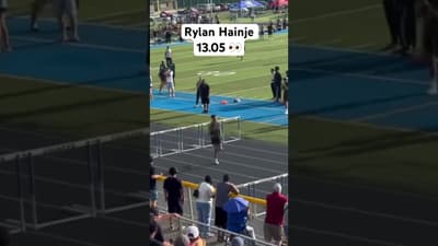 All conditions 13.05 110m Hurdle from Rylan Hainje