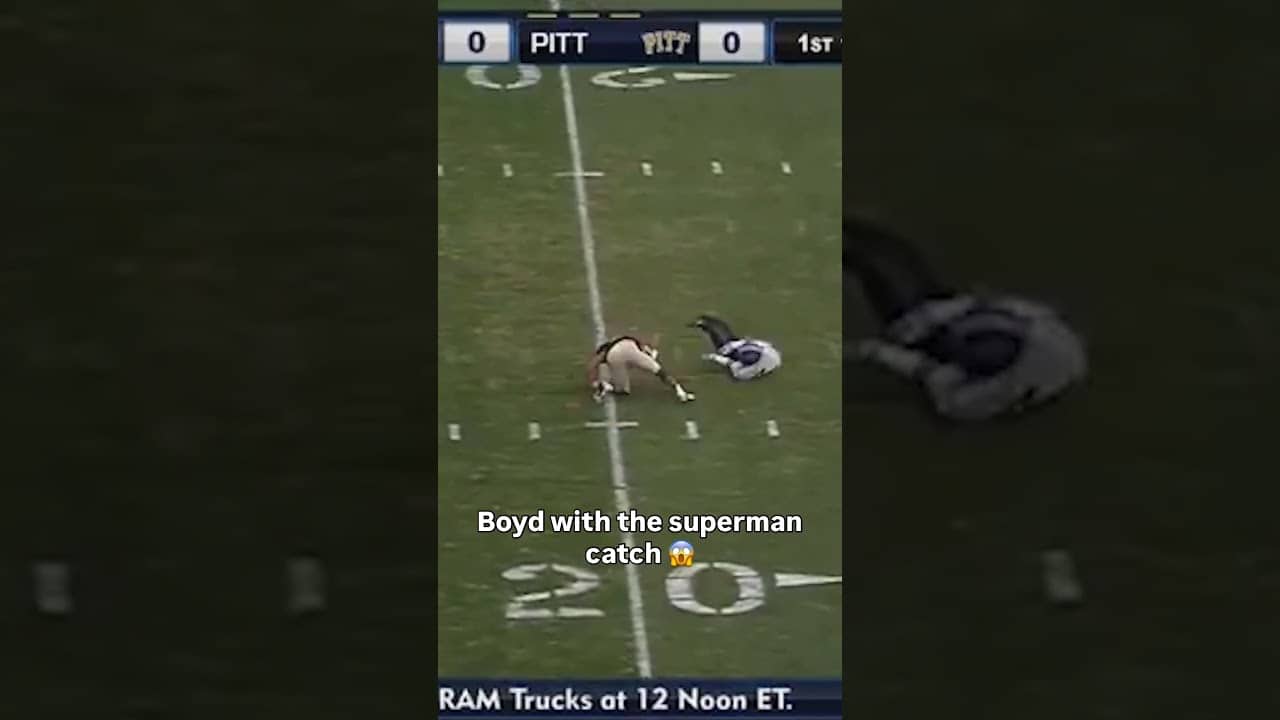 That catch was insane 🤯 #pittsburghpanthers #accfootball #collegefootball