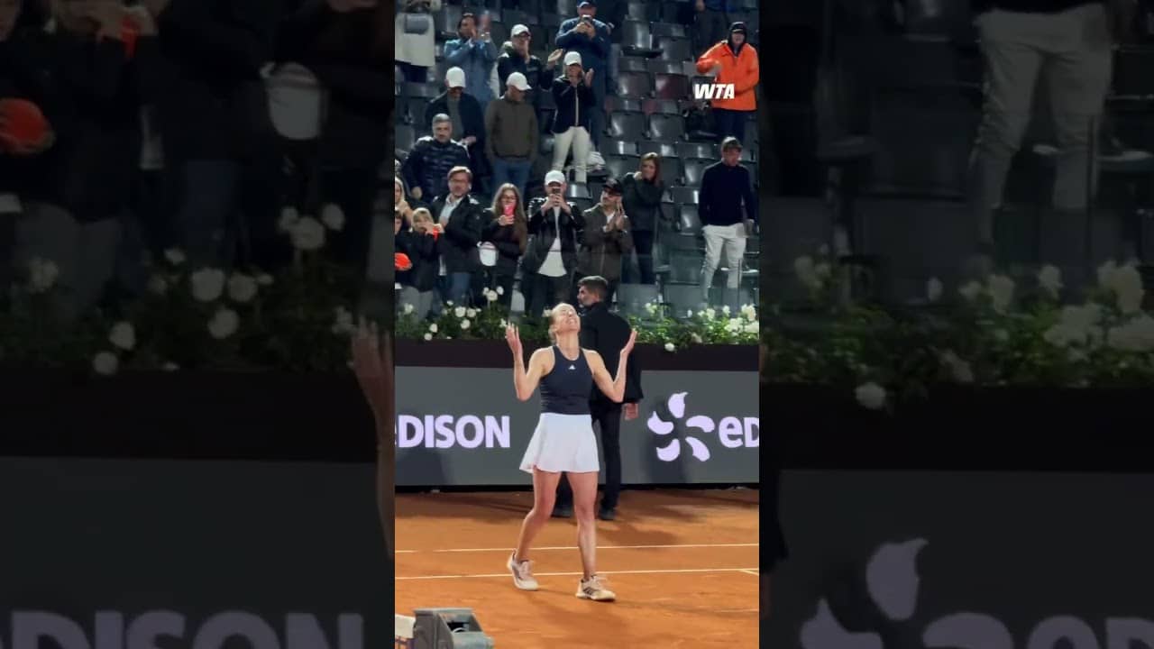The Rome Champion! π #WTA #ElinaSvitolina #IBI26 #Tennis