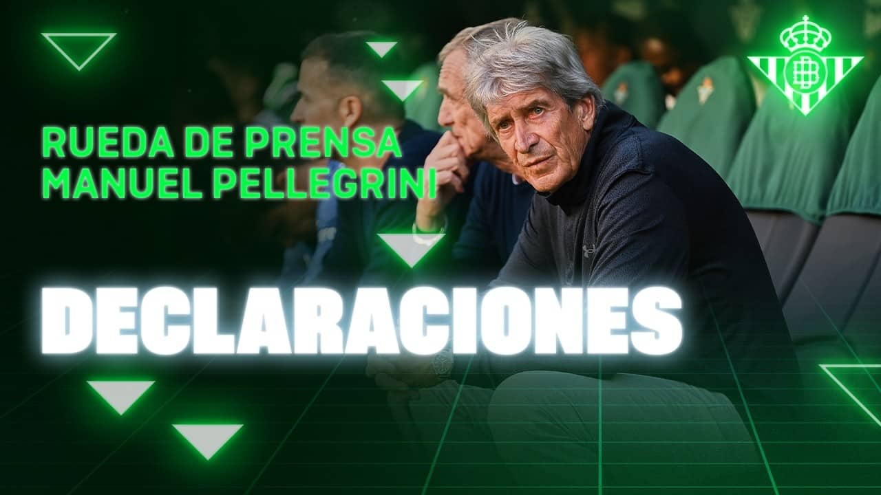 Rueda de prensa de Manuel Pellegrini tras el #RealBetisElche 🗣🎙 | Real BETIS Balompié
