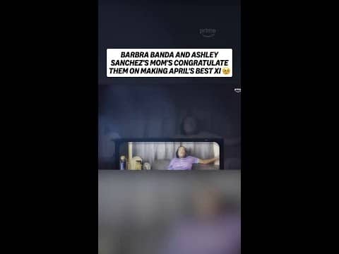 Barbra Banda and Ashley Sanchez get a message from mom 🥹 #NoMatterHowYouFan