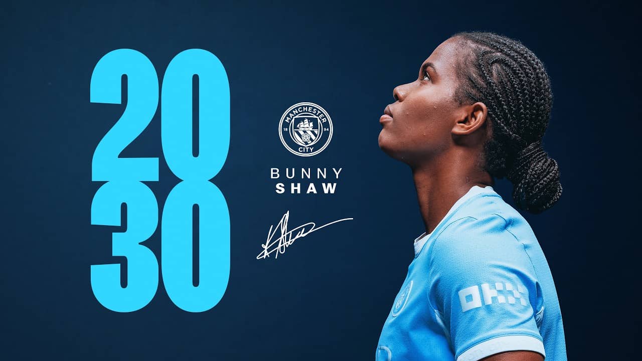 “IT WAS ALWAYS MAN CITY FOR ME” | Bunny Shaw Signs New Man City Contract ✍️