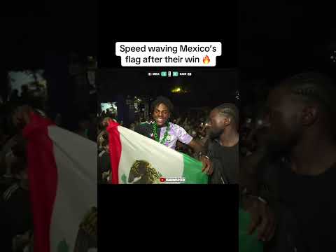 Speed waving the Mexican flag š²š½ (via ishowspeed/TT)