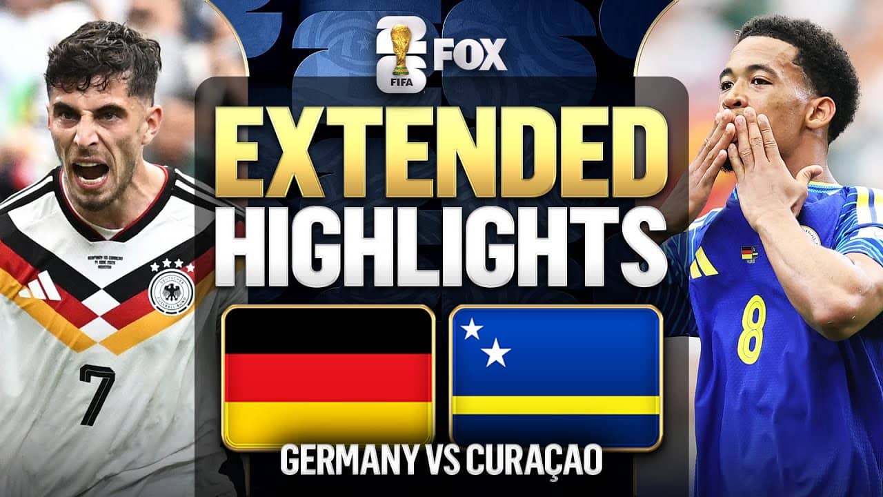 Germany vs Curaçao Extended Highlights 🌎🏆 2026 FIFA World Cup™