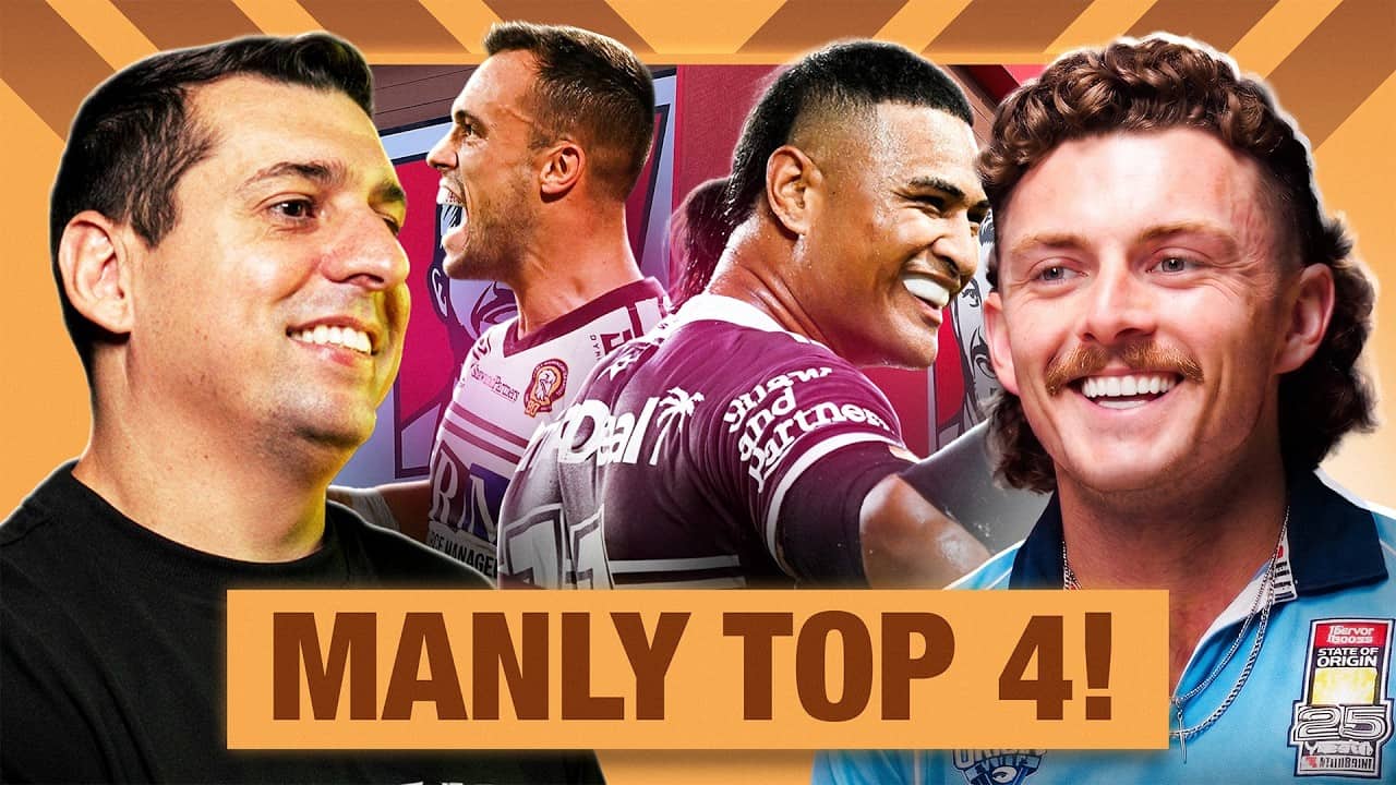 Manly TOP FOUR! CONTROVERSY in the game as FOZBALL rolls on w/ Tom Jaeger and Matty the Waterboy