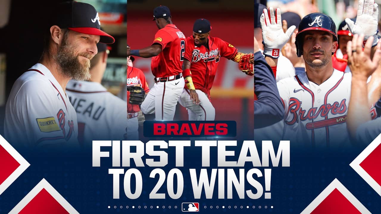 Beasts of the NL East! The Atlanta Braves are the 1ST TEAM to reach 20 wins in 2026! 🤩