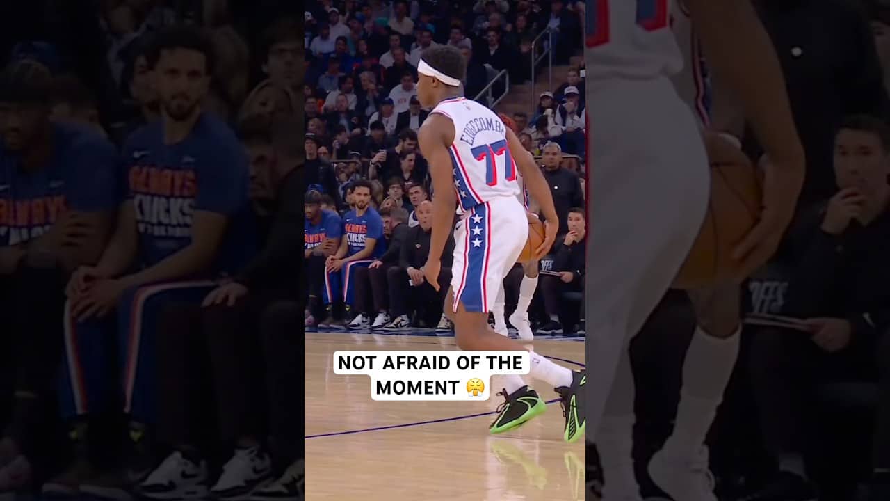 VJ Edgecombe hitting big time shots for the 76ers!