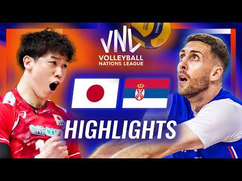 Japan ๐ฏ๐ต vs. Serbia ๐ท๐ธ - Highlights | Week 2 | Men's VNL 2026
