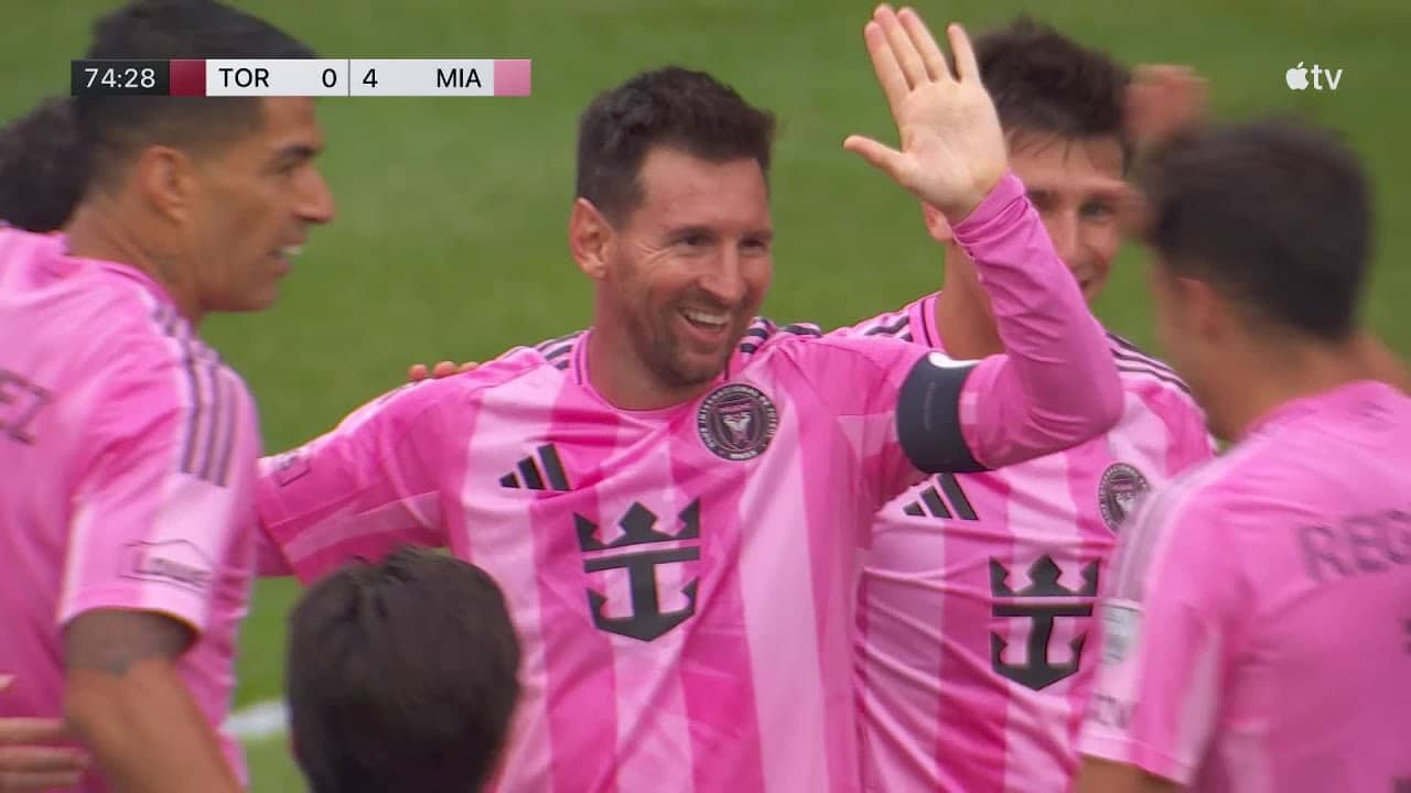 Messi Makes it FOUR Goals For Inter Miami with a Lovely Run and Finish!