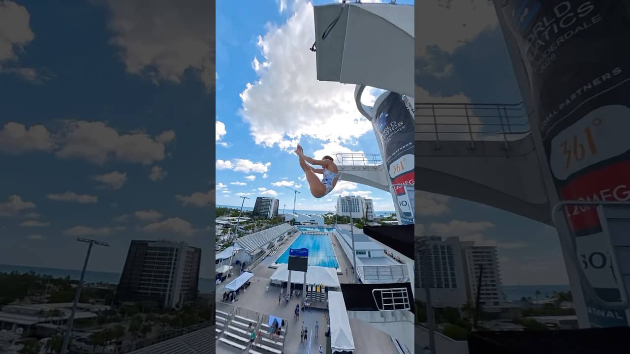 ✈️Take off from 20 meters #highdiving #diving