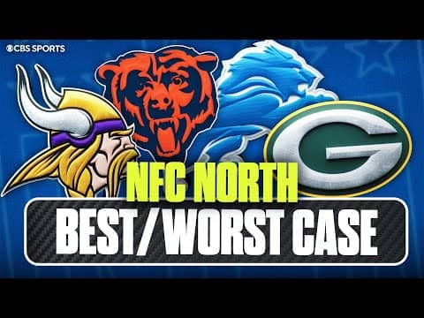 Predicting the best & worst case record scenarios for EVERY NFC North team ✅