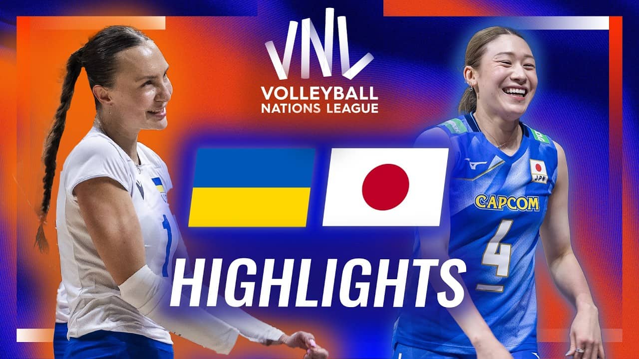 Ukraine πΊπ¦ vs. Japan π―π΅ - Highlights | Week 1 | Women's VNL 2026