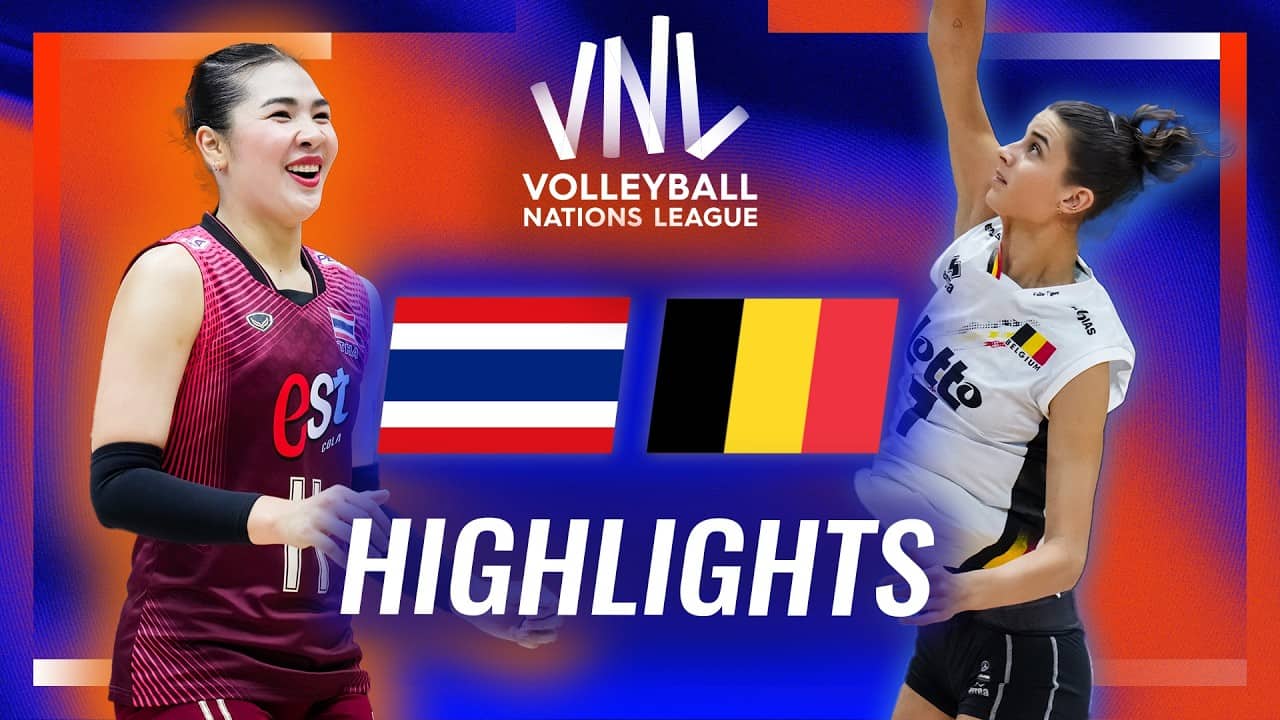 Thailand πΉπ vs. Belgium π§πͺ - Highlights | Week 1 | Women's VNL 2026