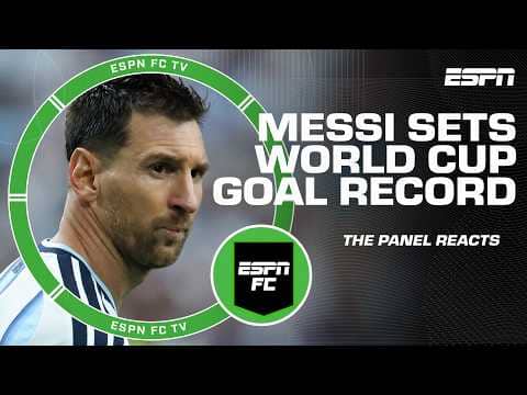 ‘THIS MAN IS A GENIUS!’ – Fjortoft lauds Lionel Messi after setting World Cup goal record | EPSN FC