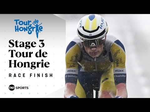 IN A LEAGUE OF HIS OWN! π | 2026 Men's Tour of Hungary Stage 3 Final KM's | TNT Sports Cycling