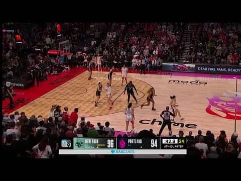 šØ PORTLAND FIRE BEAT NEW YORK LIBERTY AT THE BUZZER! | WNBA on ESPN