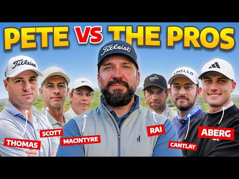 Peter Finch vs 6 PGA TOUR Pro Golfers!