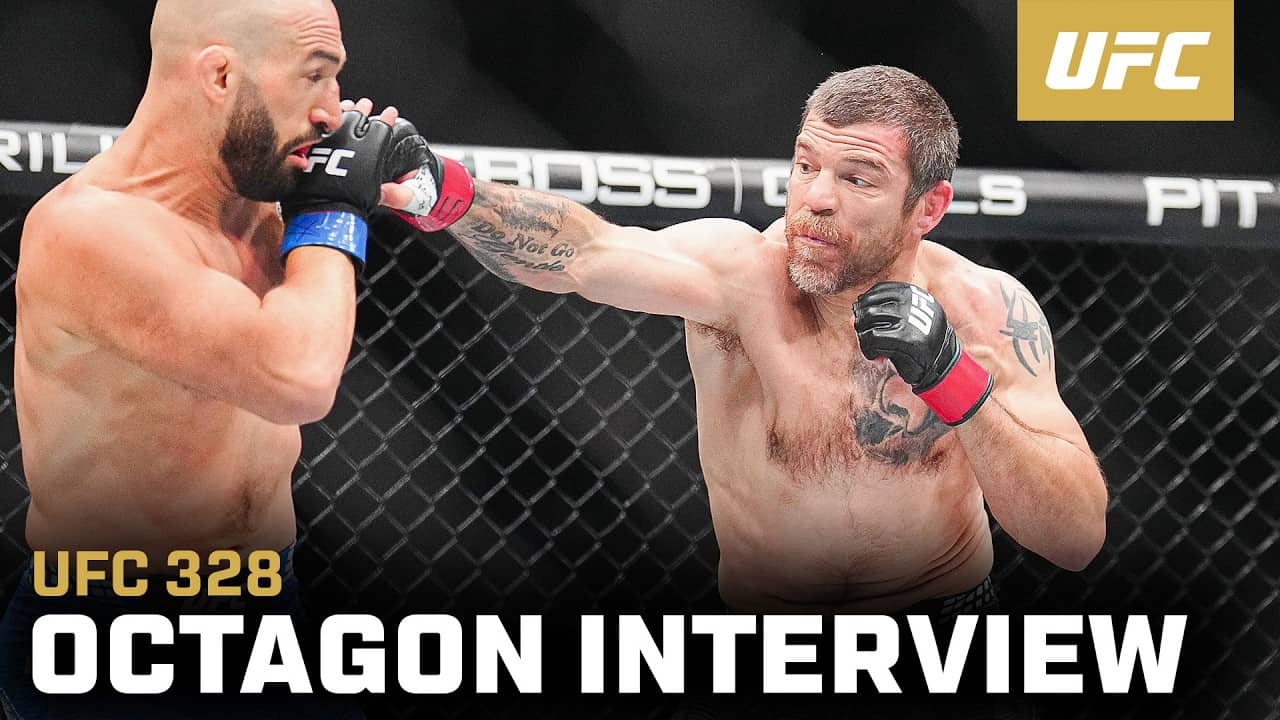 Jim Miller Octagon Interview | UFC 328