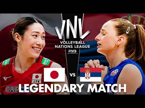 Japan vs Serbia | Legendary Volleyball Match !!!