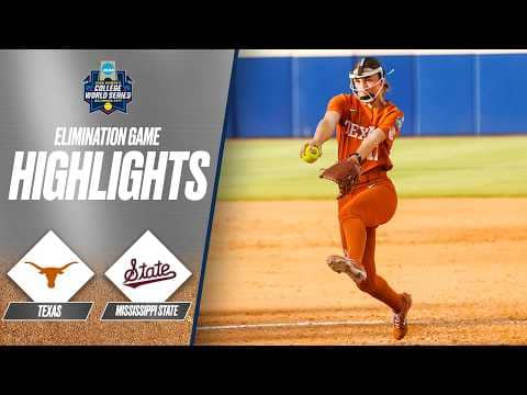 Texas vs. Mississippi State: 2026 Women's College World Series | Extended highlights