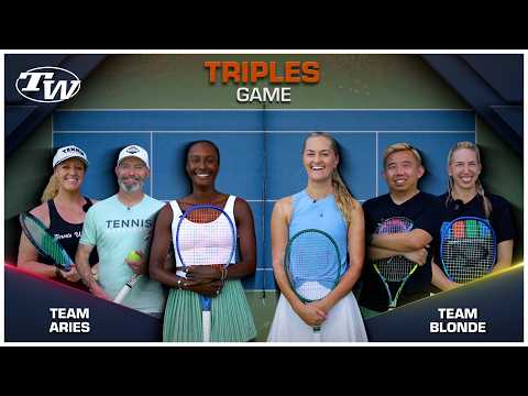 We Tried 3 vs 3 Tennis…and It Got CHAOTIC 😂 | ft. WTA Doubles Pros: Erin Routliffe & Asia Muhammad