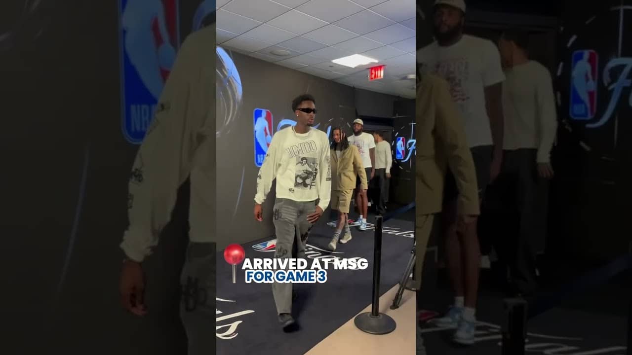 in the building π‘ #nba #nyknicks #nbaplayoffs