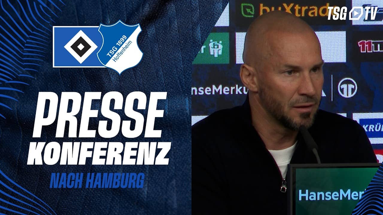 "Wir sind sehr froh, hier gewonnen zu haben" | PK nach #HSVTSG