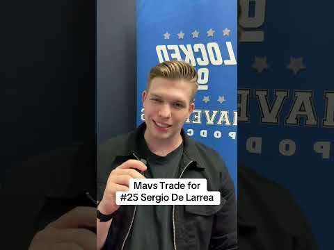 BREAKING: The Mavs trade for guard Sergio De Larrea from Spain in the 2026 NBA Draft