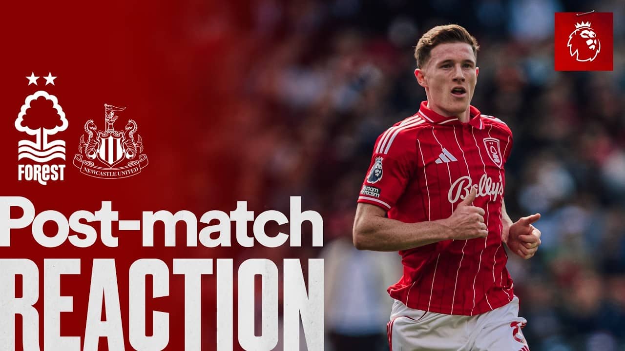 Elliot Anderson's Reaction | Nottingham Forest 1-1 Newcastle United | Premier League ๐ฃ๏ธ