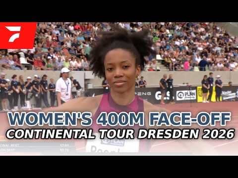 Paris Peoples Breaks 400m Meet Record in 50.93 | Continental Tour Dresden 2026