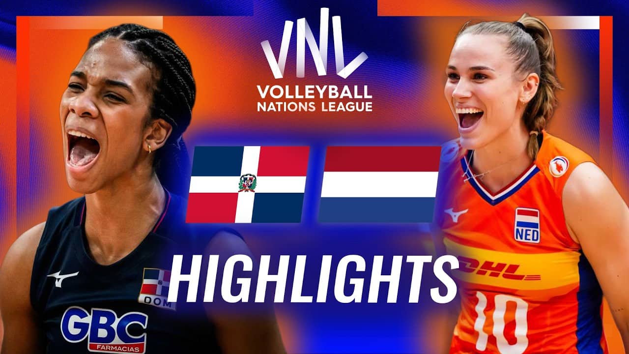 Dominican Republic π©π΄ vs. Netherlands π³π± - Highlights | Week 1 | Women's VNL 2026