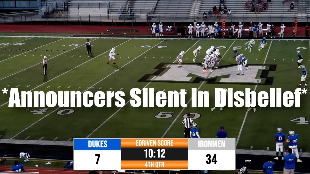 IT FINALLY HAPPENED IN A FOOTBALL GAME