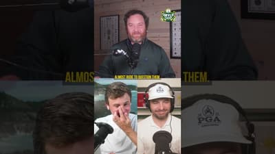 @GolfDigest's Shane Ryan on his epic viral follow to Garrick Higgo's missed tee time 😆 #golf