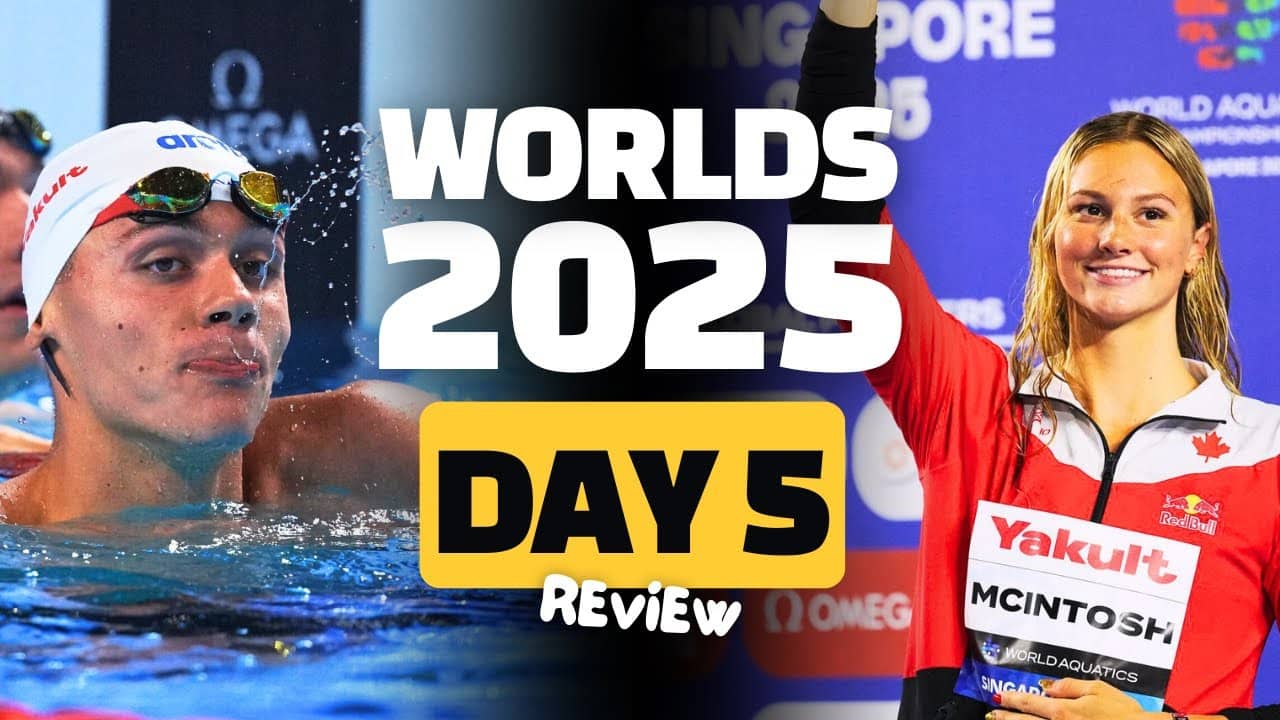 Popovici, McIntosh & Marchand Magic | World Champs Day 5 REVIEW